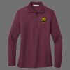 Ladies Silk Touch Long Sleeve Polo Thumbnail