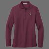 Ladies Silk Touch Long Sleeve Polo Thumbnail