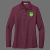 Ladies Silk Touch Long Sleeve Polo Thumbnail