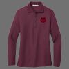 Ladies Silk Touch Long Sleeve Polo Thumbnail