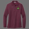 Ladies Silk Touch Long Sleeve Polo Thumbnail