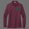 Ladies Silk Touch Long Sleeve Polo Thumbnail