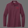 Ladies Silk Touch Long Sleeve Polo Thumbnail