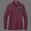 Ladies Silk Touch Long Sleeve Polo Thumbnail