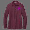 Ladies Silk Touch Long Sleeve Polo Thumbnail