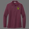 Ladies Silk Touch Long Sleeve Polo Thumbnail