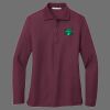 Ladies Silk Touch Long Sleeve Polo Thumbnail