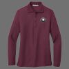 Ladies Silk Touch Long Sleeve Polo Thumbnail