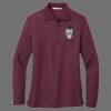 Ladies Silk Touch Long Sleeve Polo Thumbnail