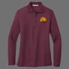 Ladies Silk Touch Long Sleeve Polo Thumbnail