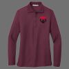 Ladies Silk Touch Long Sleeve Polo Thumbnail
