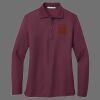 Ladies Silk Touch Long Sleeve Polo Thumbnail