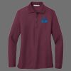 Ladies Silk Touch Long Sleeve Polo Thumbnail