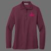 Ladies Silk Touch Long Sleeve Polo Thumbnail