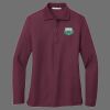 Ladies Silk Touch Long Sleeve Polo Thumbnail