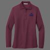 Ladies Silk Touch Long Sleeve Polo Thumbnail