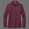 Ladies Silk Touch Long Sleeve Polo Thumbnail