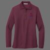 Ladies Silk Touch Long Sleeve Polo Thumbnail
