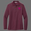 Ladies Silk Touch Long Sleeve Polo Thumbnail
