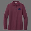 Ladies Silk Touch Long Sleeve Polo Thumbnail