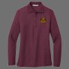 Ladies Silk Touch Long Sleeve Polo Thumbnail