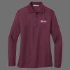 Ladies Silk Touch Long Sleeve Polo Thumbnail