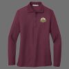 Ladies Silk Touch Long Sleeve Polo Thumbnail