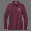 Ladies Silk Touch Long Sleeve Polo Thumbnail