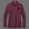 Ladies Silk Touch Long Sleeve Polo Thumbnail