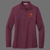 Ladies Silk Touch Long Sleeve Polo Thumbnail