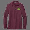 Ladies Silk Touch Long Sleeve Polo Thumbnail