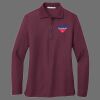 Ladies Silk Touch Long Sleeve Polo Thumbnail