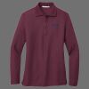 Ladies Silk Touch Long Sleeve Polo Thumbnail