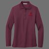 Ladies Silk Touch Long Sleeve Polo Thumbnail
