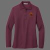 Ladies Silk Touch Long Sleeve Polo Thumbnail