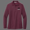 Ladies Silk Touch Long Sleeve Polo Thumbnail
