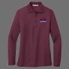Ladies Silk Touch Long Sleeve Polo Thumbnail