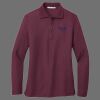 Ladies Silk Touch Long Sleeve Polo Thumbnail