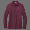 Ladies Silk Touch Long Sleeve Polo Thumbnail