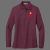 Ladies Silk Touch Long Sleeve Polo Thumbnail
