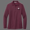 Ladies Silk Touch Long Sleeve Polo Thumbnail