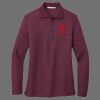 Ladies Silk Touch Long Sleeve Polo Thumbnail