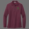 Ladies Silk Touch Long Sleeve Polo Thumbnail