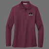 Ladies Silk Touch Long Sleeve Polo Thumbnail