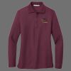 Ladies Silk Touch Long Sleeve Polo Thumbnail