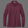 Ladies Silk Touch Long Sleeve Polo Thumbnail