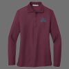 Ladies Silk Touch Long Sleeve Polo Thumbnail