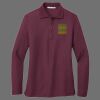 Ladies Silk Touch Long Sleeve Polo Thumbnail