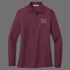 Ladies Silk Touch Long Sleeve Polo Thumbnail