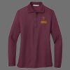 Ladies Silk Touch Long Sleeve Polo Thumbnail